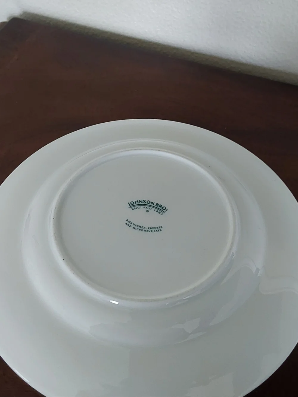 Johnson Brothers Blue and White‎ Porcelain Cup and Saucer Set